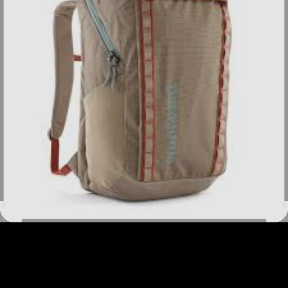 Versatile Tan and Red Backpack